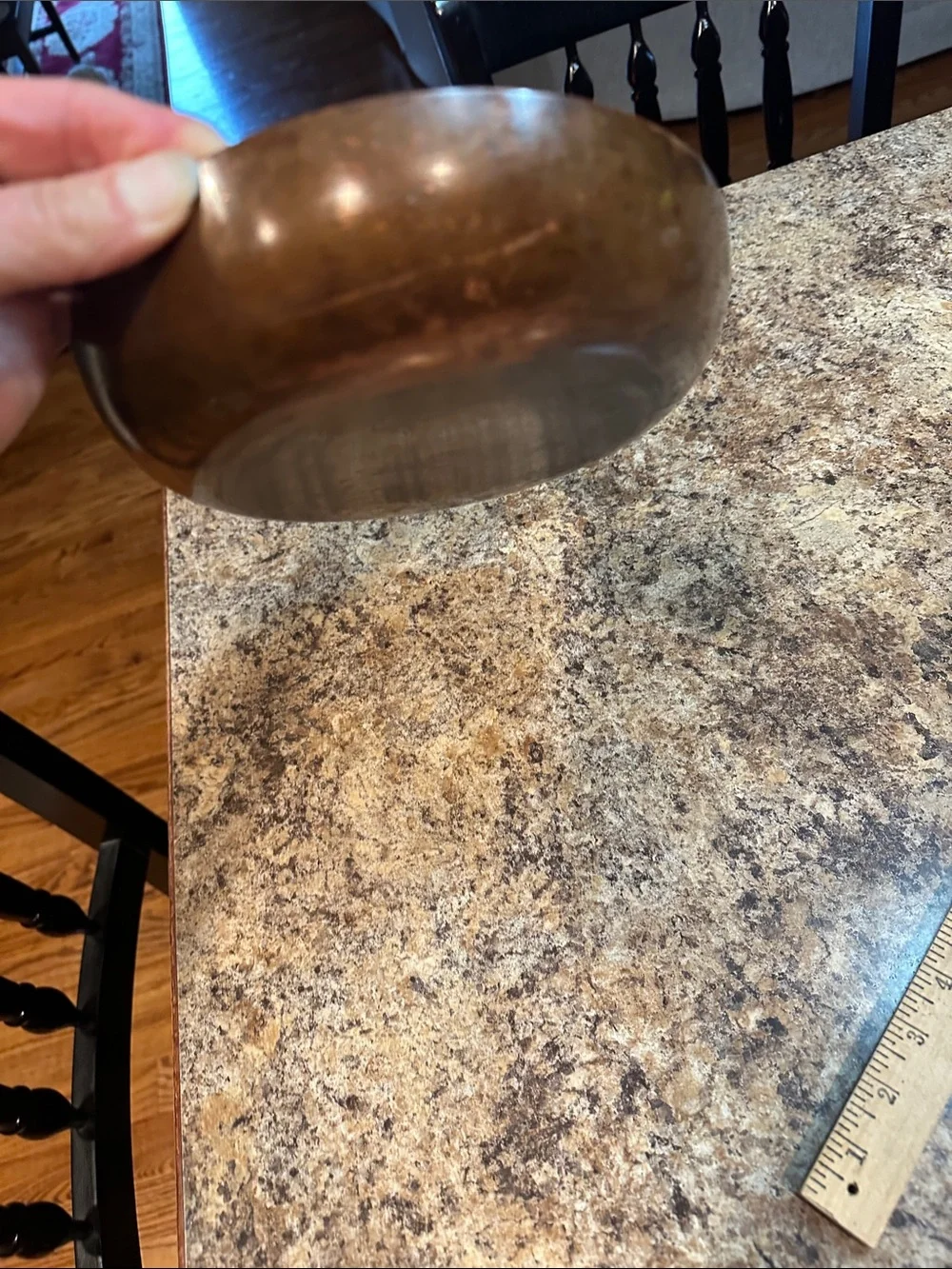 Revere Ware 1976 Brass-Handled Copper 12” Oval Frying Pan - Brown/Copper Finish